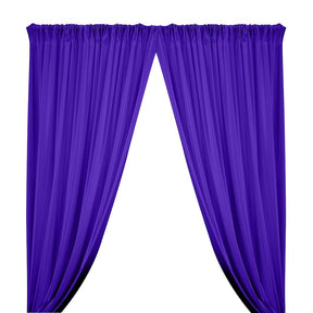 Shiny Milliskin Rod Pocket Curtains Purple 1