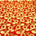 Daisy Metallic Brocade Fabric SV570769 Red / Gold 1