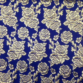 Gold 3D Metallic Jacquard SV570635 Royal Blue 1