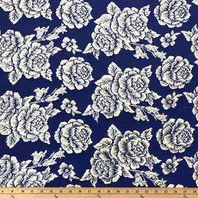 Silver 3D Metallic Jacquard SV574464 Royal Blue 3