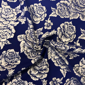 Silver 3D Metallic Jacquard SV574464 Royal Blue 4