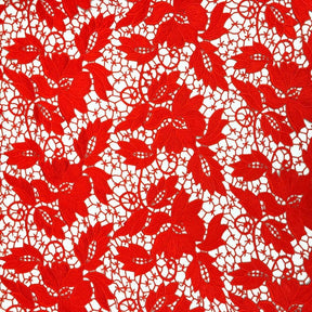Vineyard Guipure French Venice Lace Fabric SV570143 Red 2