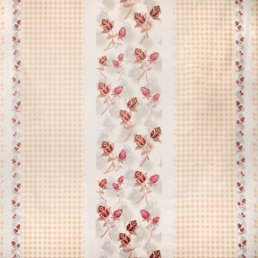Rose Check Oilcloth Fabric SV578125 2