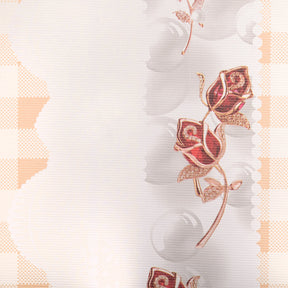 Rose Check Oilcloth Fabric SV578125 3