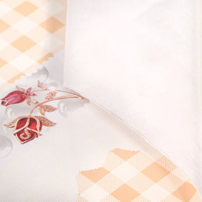 Rose Check Oilcloth Fabric SV578125 4