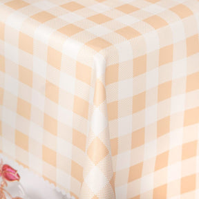 Rose Check Oilcloth Fabric SV578125 1
