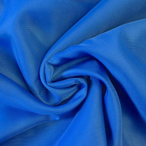 Sheer Voile Fire Retardant Rod Pocket Curtains Royal Blue 3