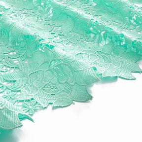 Ester Guipure French Venice Lace Fabric SV577962 Seafoam 2