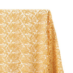 Web Guipure French Venice Lace Fabric SV577963 Gold 1