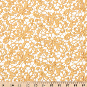 Web Guipure French Venice Lace Fabric SV577963 Gold 3