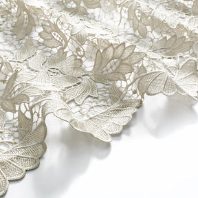 Vineyard Guipure French Venice Lace Fabric SV577965 Silver 2