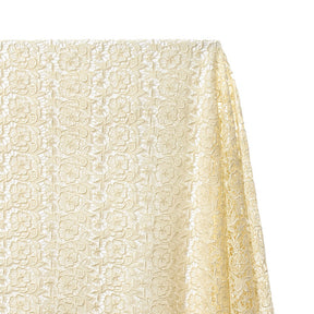 Violet Guipure French Venice Lace Fabric SV577966 Cream 1