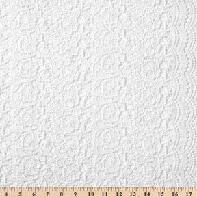 Violet Guipure French Venice Lace Fabric SV577967 White 3