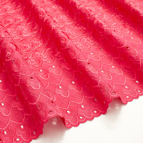 Campanula Embroidered Eyelet Fabric SV578275 Fuchsia 2