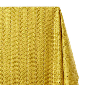 Campanula Embroidered Eyelet Fabric SV578276 Olive 1