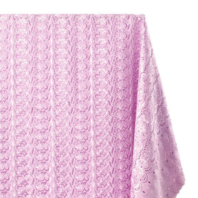 Campanula Embroidered Eyelet Fabric SV578279 Lavender 1