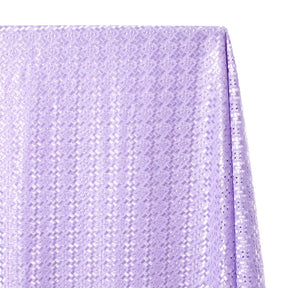 Cubic Embroidered Eyelet Fabric SV578289 Lilac 1