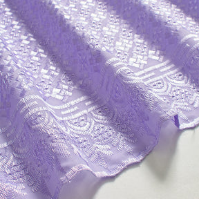 Cubic Embroidered Eyelet Fabric SV578289 Lilac 2