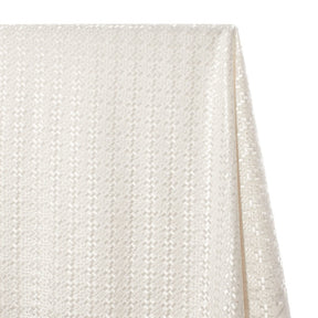 Cubic Embroidered Eyelet Fabric SV578292 White 1