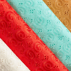 Nautilus Embroidered Eyelet Fabric Group