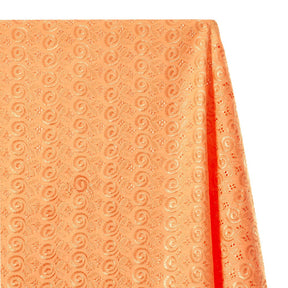 Nautilus Embroidered Eyelet Fabric SV578316 Coral 1