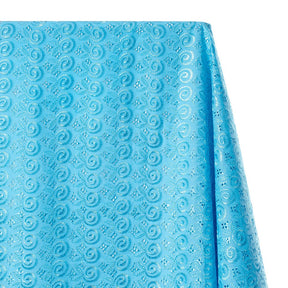 Nautilus Embroidered Eyelet Fabric SV578317 Blue 1