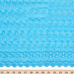 Nautilus Embroidered Eyelet Fabric SV578317 Blue 3