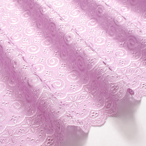 Nautilus Embroidered Eyelet Fabric SV578318 Lavender 2