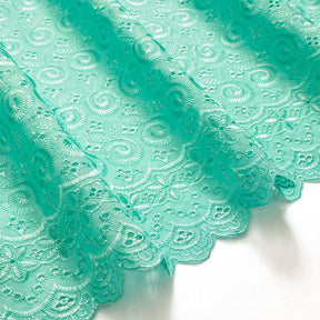 Nautilus Embroidered Eyelet Fabric SV578321 Aqua 2