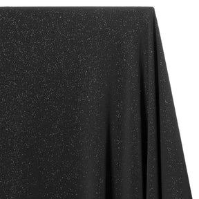 Glitter Ity Knit Jersey Fabric SV578347 Black 2
