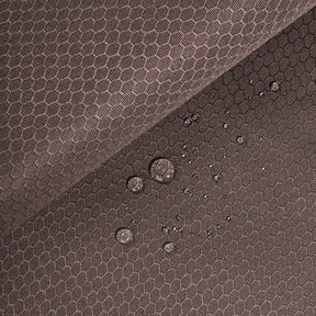 Ottertex 300D Solution Dyed PU Waterproof Hexagon Grid Ripstop Fabric SV578522 Brown Image A4