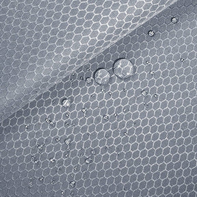 Ottertex 300D Solution Dyed PU Waterproof Hexagon Grid Ripstop Fabric SV578524 Charcoal Image A4