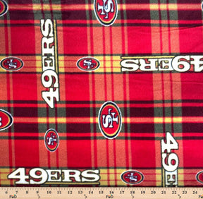 San Francisco 49Ers Nfl Fleece Fabric SV577091 3