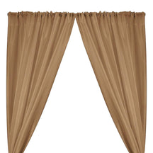 Polyester Dupioni Rod Pocket Curtains Sand 119 Sand 1