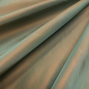 Iridescent Silk Taffeta Fabric SV575886 Iridescent Orange/Sea Green 2