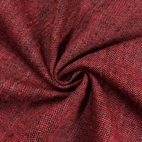 Silk Linen Matka Rod Pocket Curtains Red 3