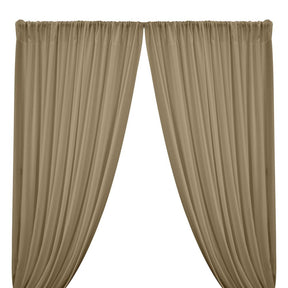 Rayon Challis Rod Pocket Curtains Stone Image 1