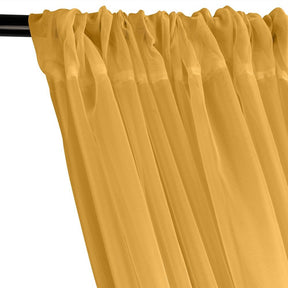 Sheer Voile Rod Pocket Curtains Sunflower 2