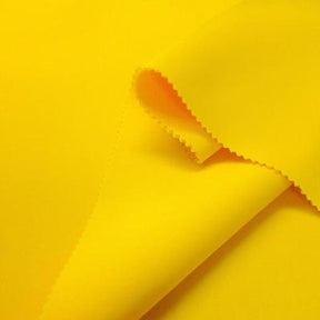 Neoprene Scuba Rod Pocket Curtains Sunflower Yellow 3