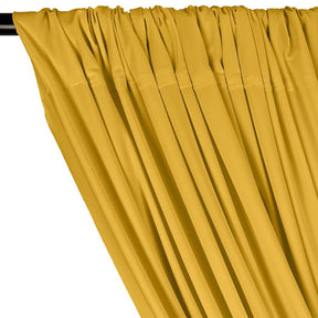 Matte Milliskin Rod Pocket Curtains Sunflower Yellow 2
