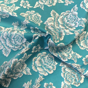 Silver 3D Metallic Jacquard SV574463 Teal 2