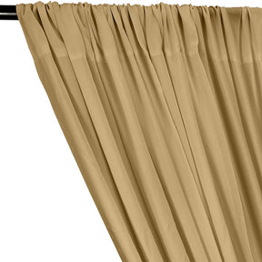Rayon Challis Rod Pocket Curtains Tan Image 2