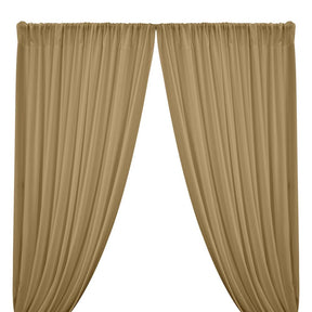 Rayon Challis Rod Pocket Curtains Tan Image 1