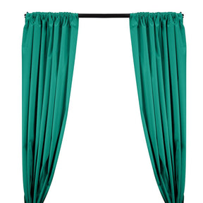 Ottertex Canvas Waterproof Rod Pocket Curtains Teal 1