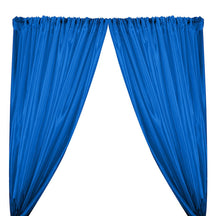 Extra Wide Nylon Taffeta Rod Pocket Curtains Turquoise 1