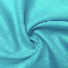 Sheer Voile Fire Retardant Rod Pocket Curtains Turquoise 3