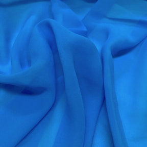 Silk Chiffon Fabric SV573652 Turquoise 1