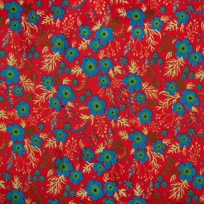 Viola Crepe De Chine Print Fabric SV577798 Red 1