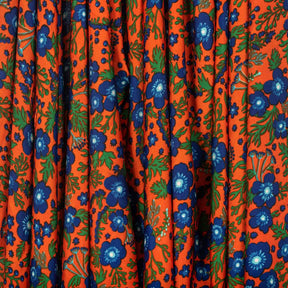 Viola Crepe De Chine Print Fabric SV577799 Orange 2