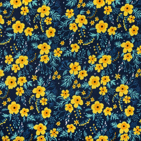 Viola Crepe De Chine Print Fabric SV577800 Blue 1